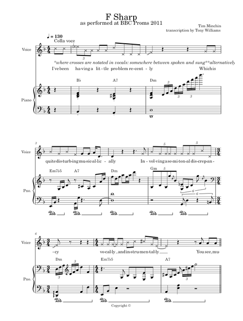 F sharp – Tim Minchin