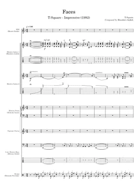 T-SQUARE BAND SCORE 「HUMAN」バンドスコア T-SQUARE バンドスコア 「HUMAN」(楽譜】TRUTH / T-SQUARE