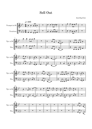 Sell Out Sheet Music with Chords for Trombone, Vocals, Saxophone alto,  Trumpet in b-flat & more instruments (Jazz Band) | MuseScore.com