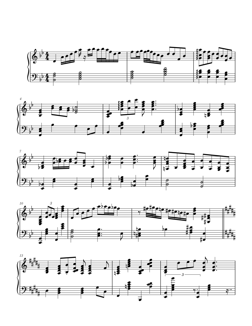 Misty Erroll Garner Misty Erroll Sheet music for Piano (Solo