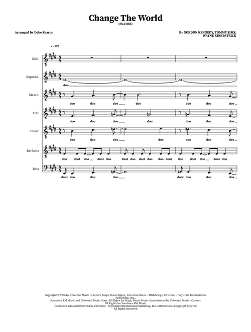 Change The World (Arr. Deke Sharon) - Eric Clapton (Choral)