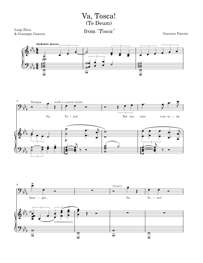 Va, Tosca! (Te Deum), from 