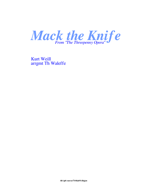 mack the knife