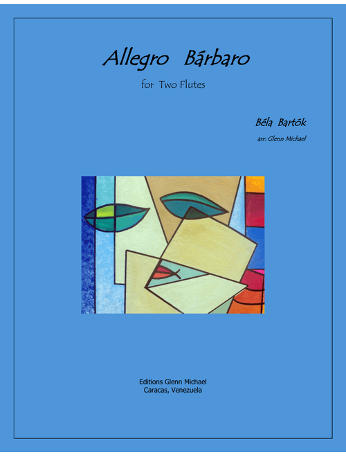 Allegro Barbaro for Two Flutes (Arr. Editions Glenn Michael) - Bela Bartok (Flute Duet)