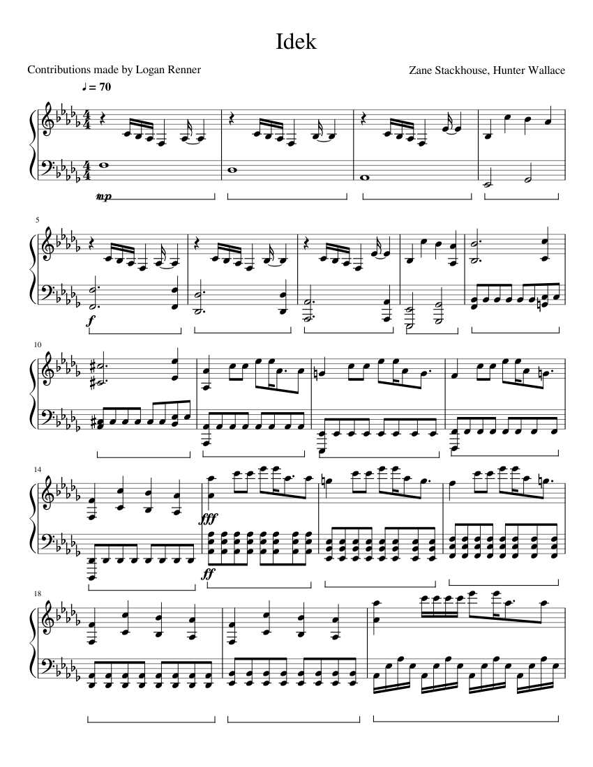 audible Convertir metano Powerful, Emotional Piano Piece (Finished) Sheet music for Piano (Solo) |  Musescore.com