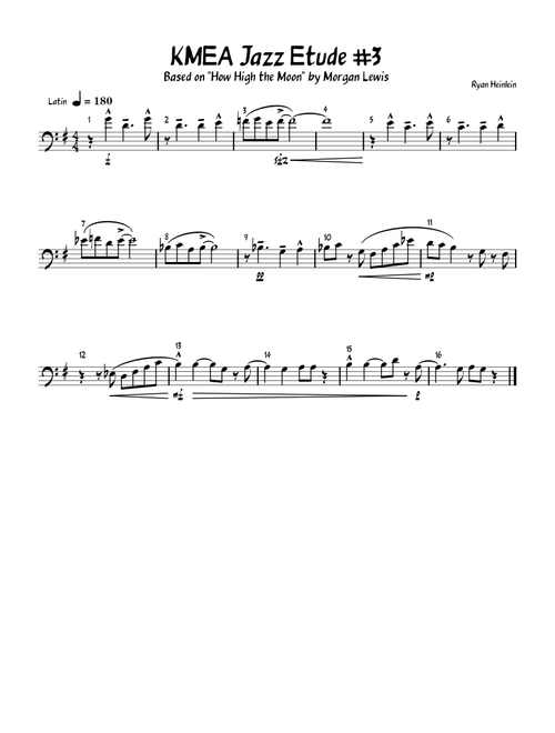 KMEA Jazz Etude #3