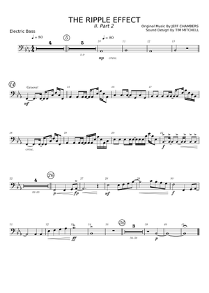 The Ripple Effect - Jeff Chambers Sheet Music for Bass guitar (Solo ...