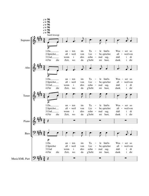 Da unten im Tale WoO 35,5 - Johannes Brahms