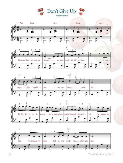 Don't Give Up (Arr. Gaili Schoen for UpperHandsPiano.com) - Peter Gabriel And Kate Bush (Piano-Vocal-Guitar (Piano Accompaniment))