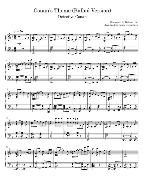 Conan's Theme (Ballad Version) [Detective Conan OST]