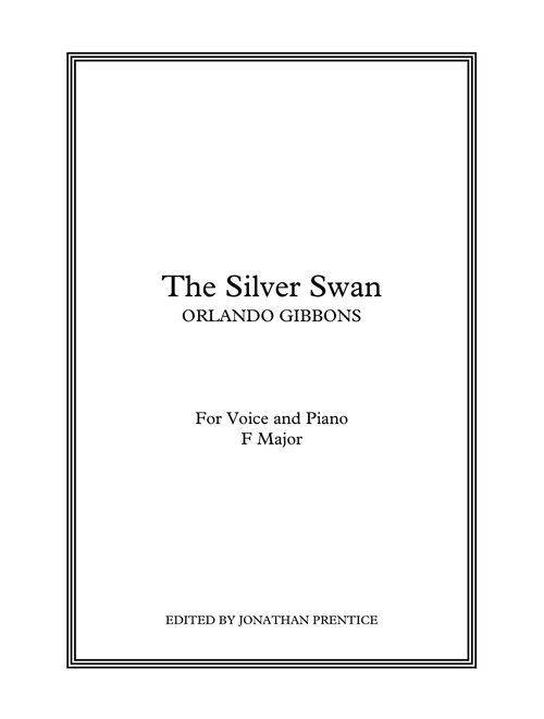 The Silver Swan (F Major) (Arr. Jonathan Prentice) - Orlando Gibbons (Instrumental Duet)