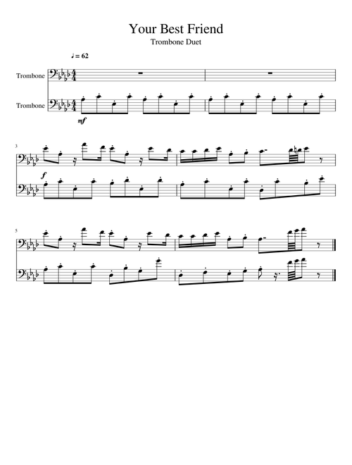 Your Best Friend - Trombone Solo