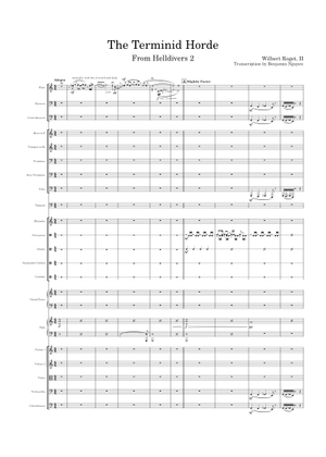 The Terminid Horde – Wilbert Roget II Sheet Music for Piano, Trombone ...