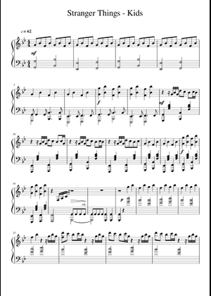 Stranger things - kids – Misc Television Sheet Music for Guitar, Bass ...
