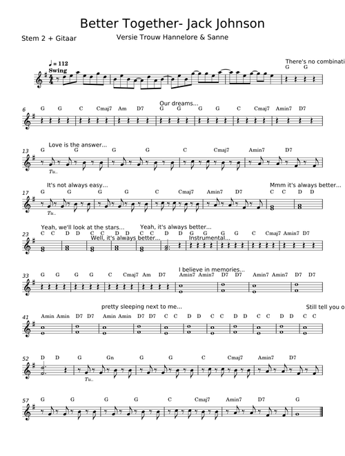 Better Together - Jack Johnson
