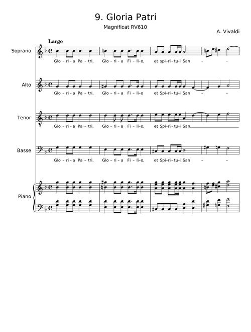 Gloria in D major, RV 589 - Antonio Vivaldi