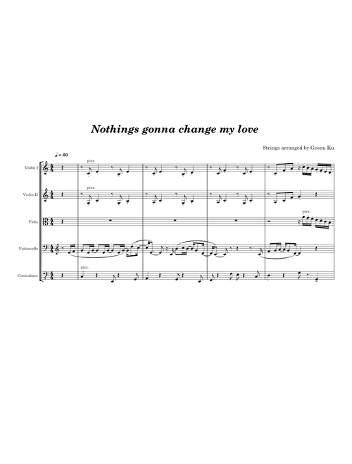 Nothings gonna change my love for you – Glenn Medeiros Nothings gonna change my love for you _strings ensemble