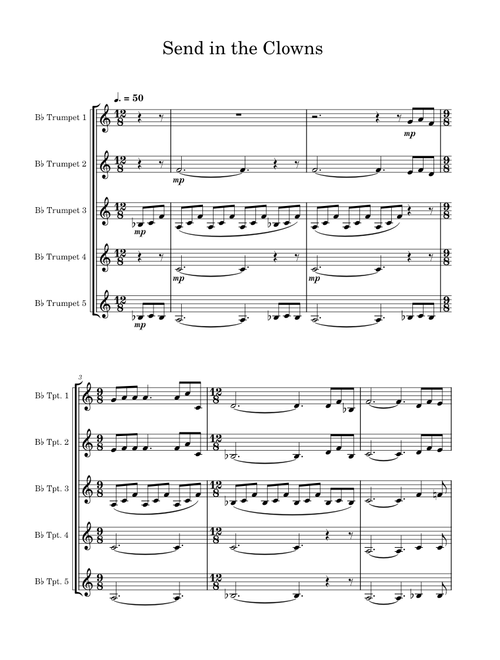 Send In The Clowns (From "A Little Night Music") – Stephen Sondheim & Judy Collins