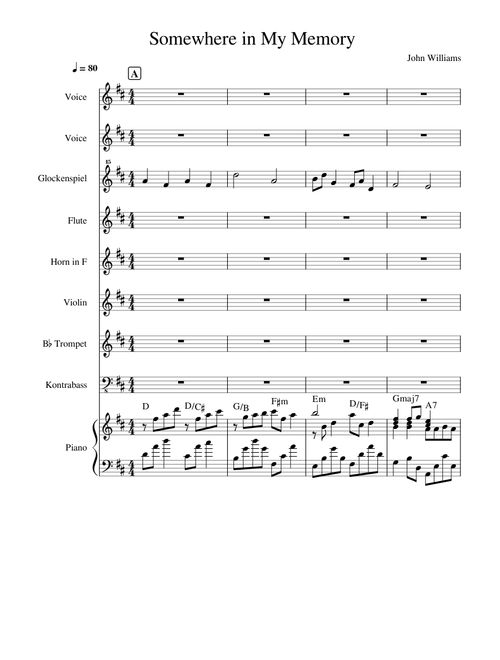 Somewhere in my memory – John Williams