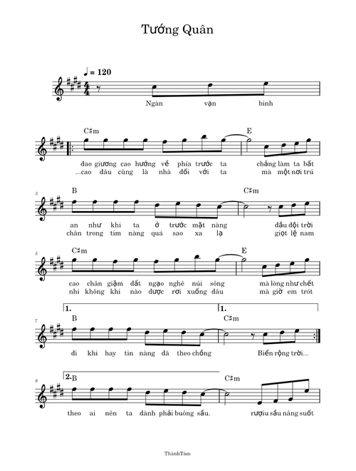 Tướng Quân – Thành Tâm 6