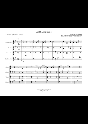 Play Official version of Auld lang syne Sheet Music by Robert Burns for ...