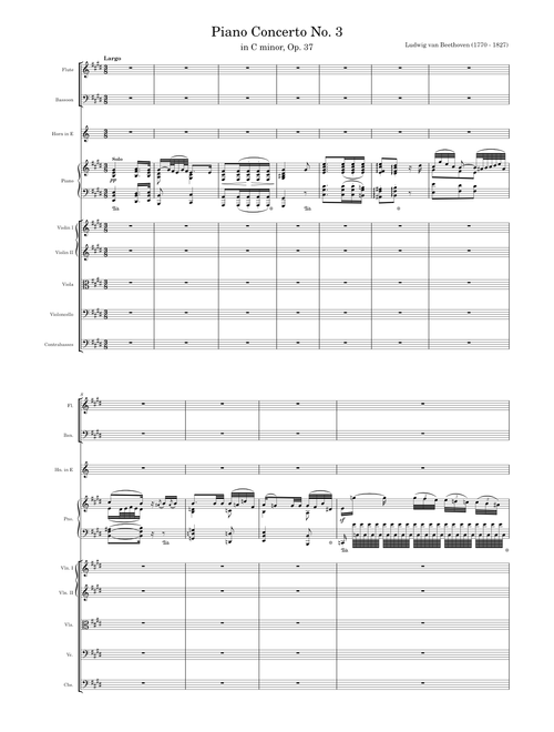 Beethoven - Piano Concerto No. 3 in C minor, Op. 37 - 2. Largo