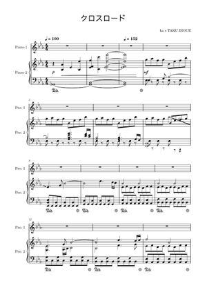 クロスロード – kz livetune × TAKU INOUE Sheet Music for Piano