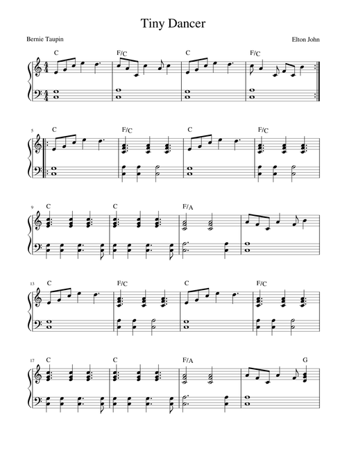 Tiny Dancer - Elton John