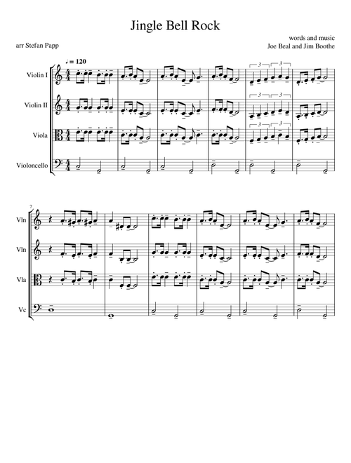 Jingle Bell Rock arr Stefan Papp