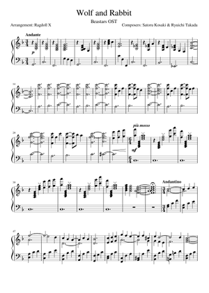 How to Trigger the Entire BEASTARS Fanbase Sheet Music for Piano ...