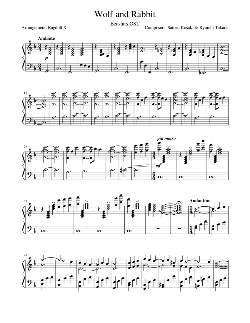 ラブandベリー・piano And I Love Her - Big Note Piano | zZounds