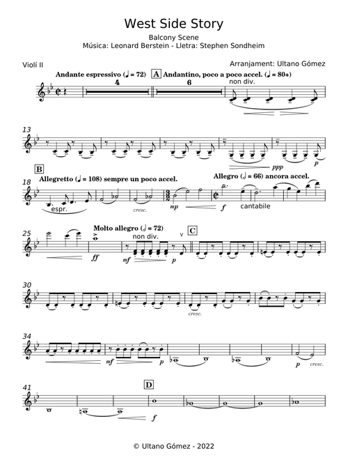 West Side Story - Leonard Bernstein