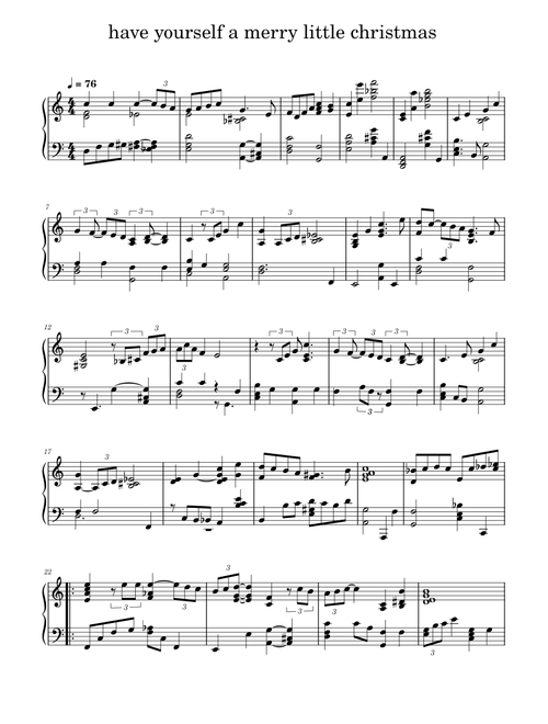 Have Yourself a Merry Little Christmas – Michael Bublé