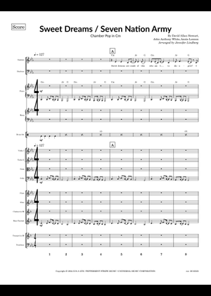 Sweet Dreams Sheet Music for Trombone, Tuba, French horn, Drum