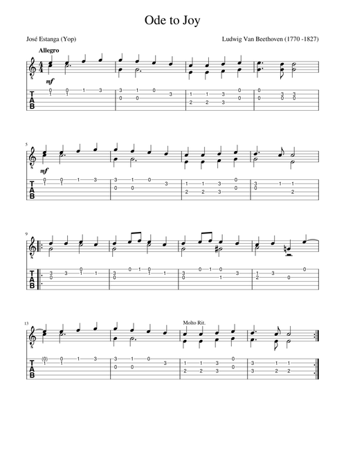 Ludwig Van Beethoven - Ode to Joy