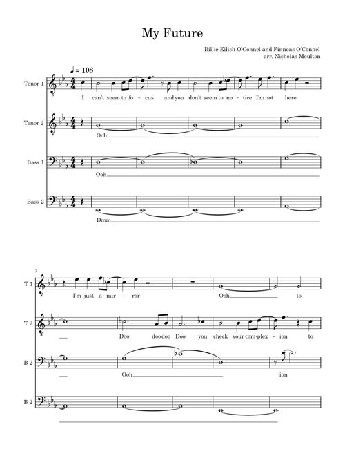 My future – Billie Eilish My Future – Billie Eilish Acappella