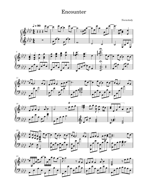 遇见 - Yanzi Sun (arr. Norm4ndy)