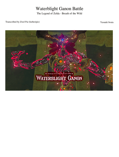 Waterblight Ganon Battle [Full Orchestral Transcription]