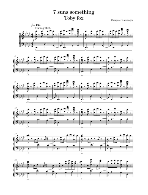 Deltarune / The Sunset of 7 Suns – Toby Fox
