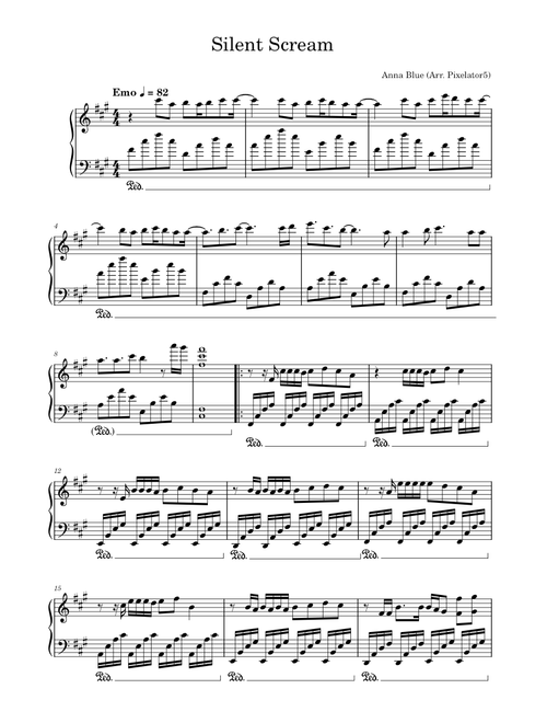 Pixelator5 | Free sheet music | Download PDF or print on