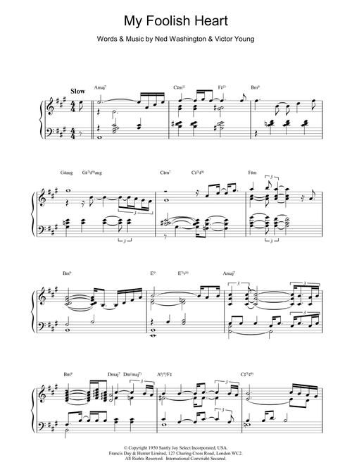 My Foolish Heart - Bill Evans (Piano Solo)