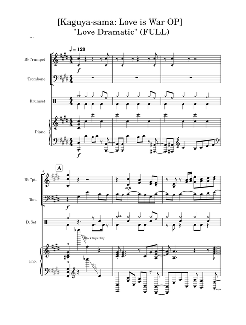 Love dramatic – Masayuki Suzuki (Kaguya-sama Love is War OP)
