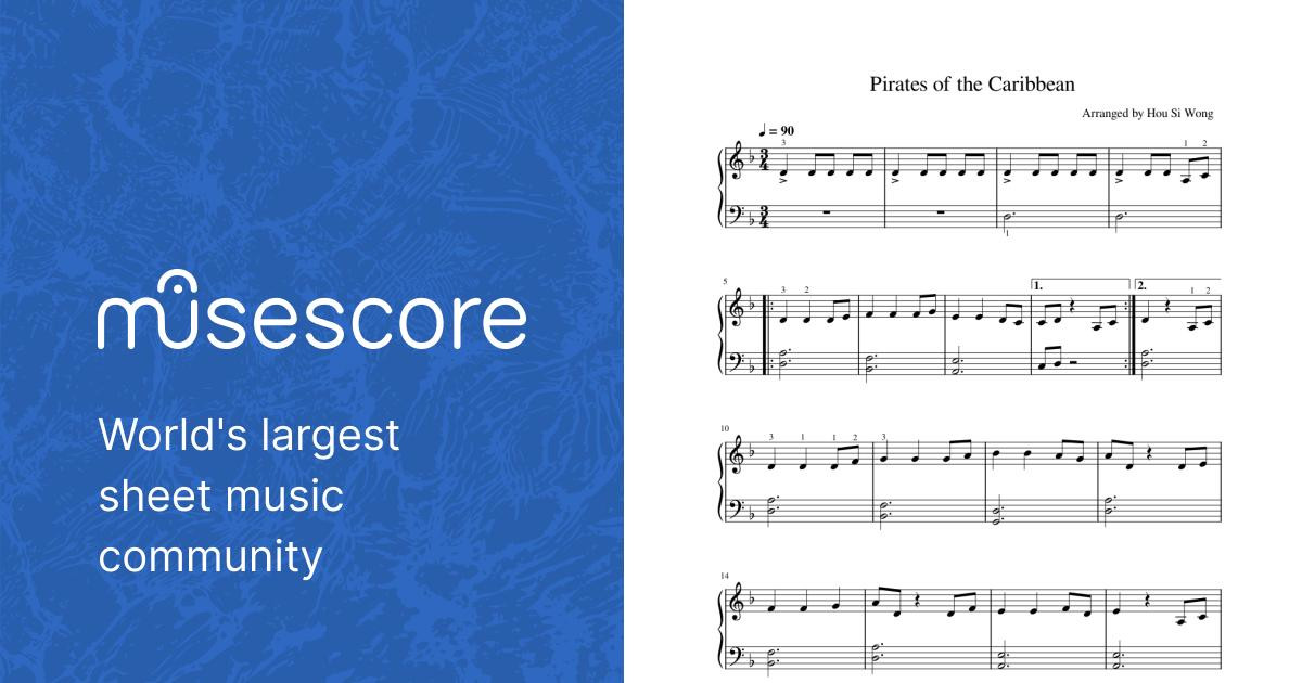 【吹奏楽譜】PIRATES OF THE CARIBBEAN Pirates Of The Caribbean Sheet Music for Flute, Violin