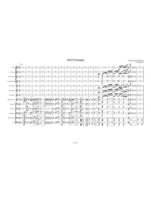 1812 Overture - Marching Band