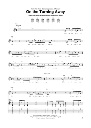 Play Official version of If Sheet Music by Pink Floyd for Guitar