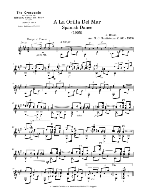 A La Orilla Del Mar – J. Rosas (1905)