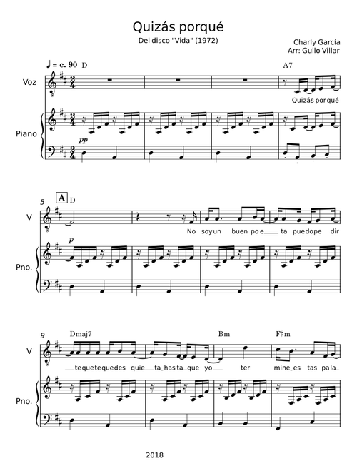 Quizás porqué - Sui Generis