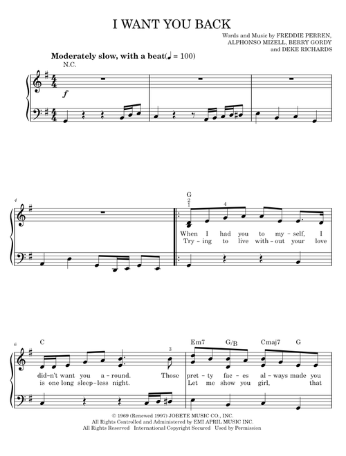 I Want You Back - Michael Jackson, The Jackson 5
