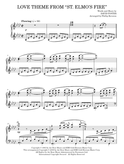 Love Theme from St. Elmo's Fire - David Foster