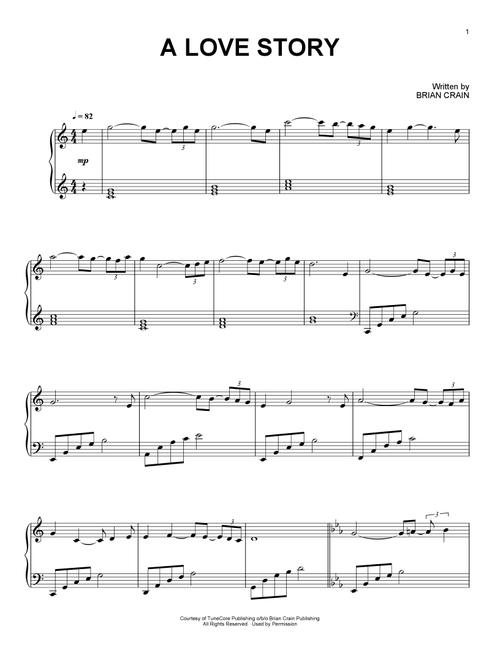 A Love Story - Brian Crain (Piano Solo)